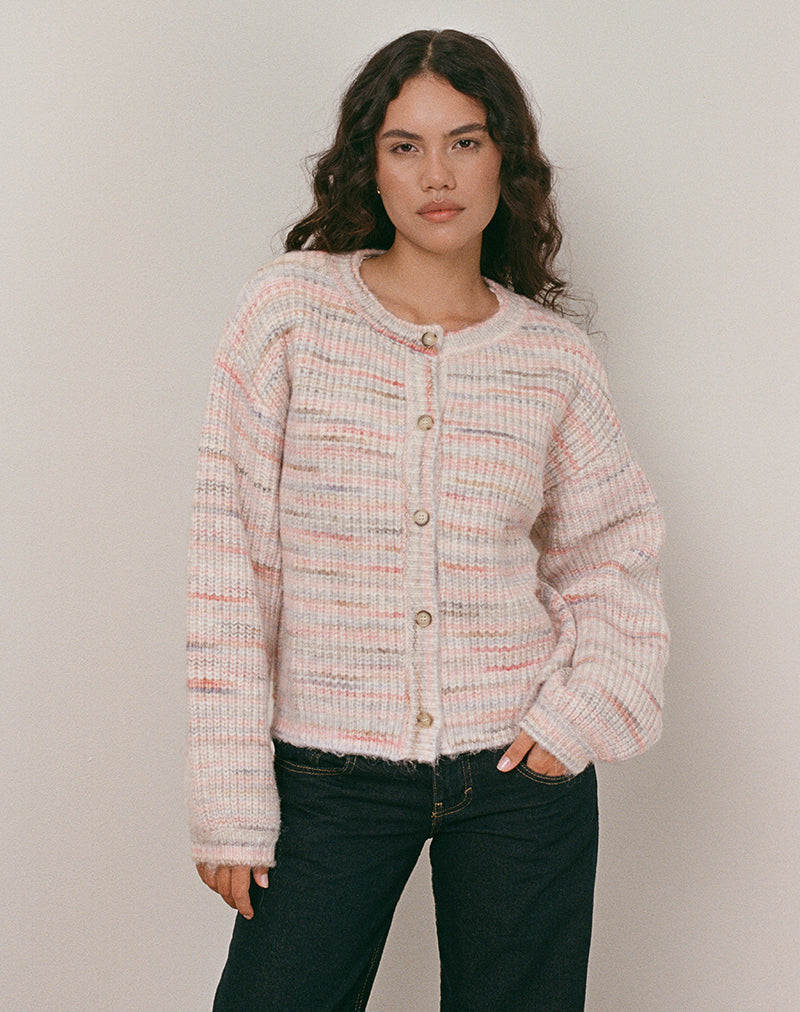 Immagine di Luciana Cardi in maglia spazzolata Multicolore