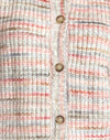 Maglia spazzolata multicolore