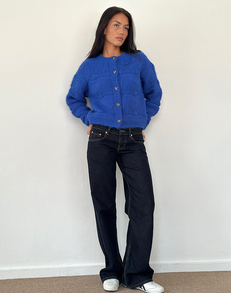 Immagine del Cardigan Luciana in blu cobalto