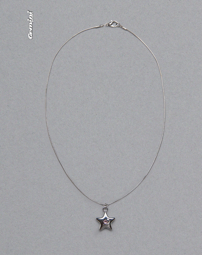 Collana Luna Stella Rosa