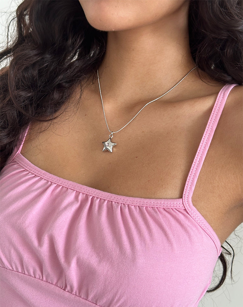 Collana Luna Stella Rosa