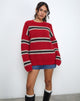 Immagine di Lunet Maglia a righe rosse e nere
