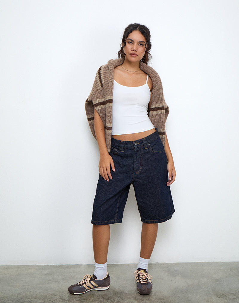 Immagine di Lunet Maglione in maglia a righe tonale marrone