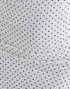 Bianco con micro pois neri