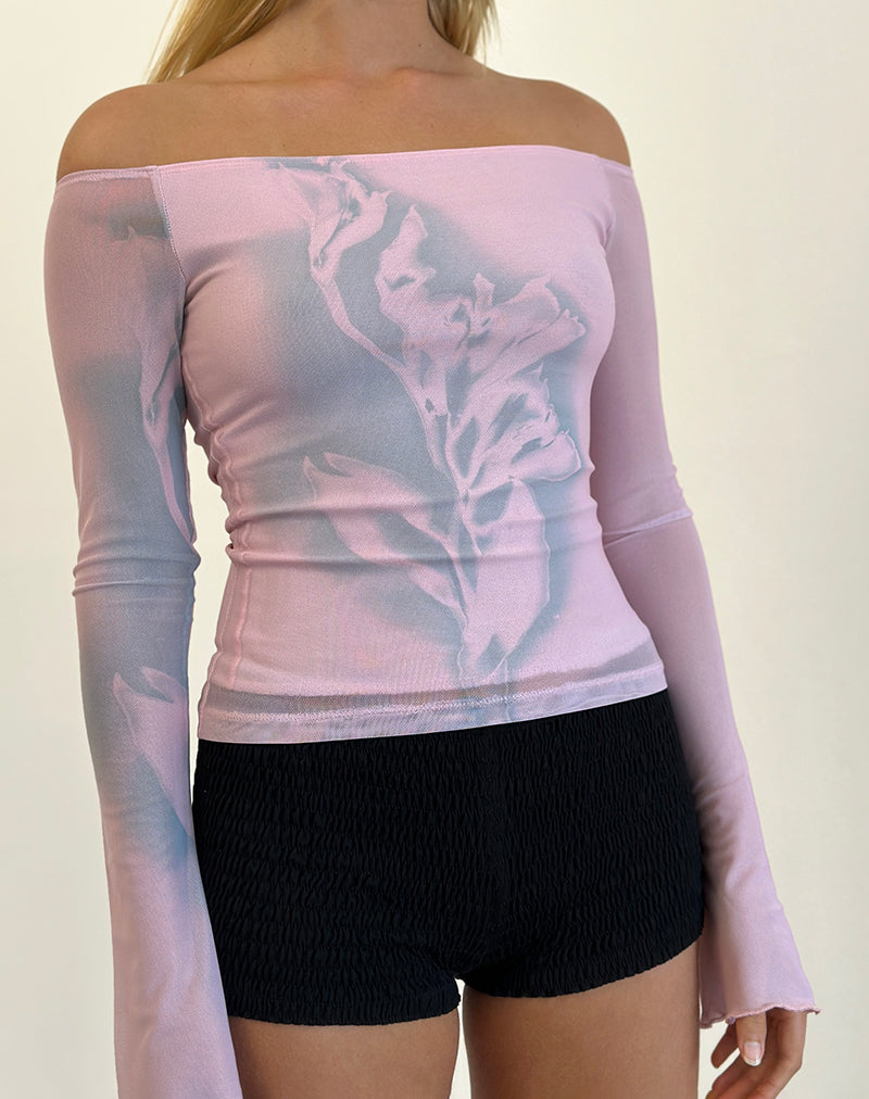 Immagine di Lutana Top in Lumen Mesh Peach