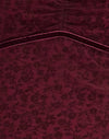 Flock ditsy marrone bruciato