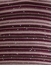 Maglia glitterata a righe viola