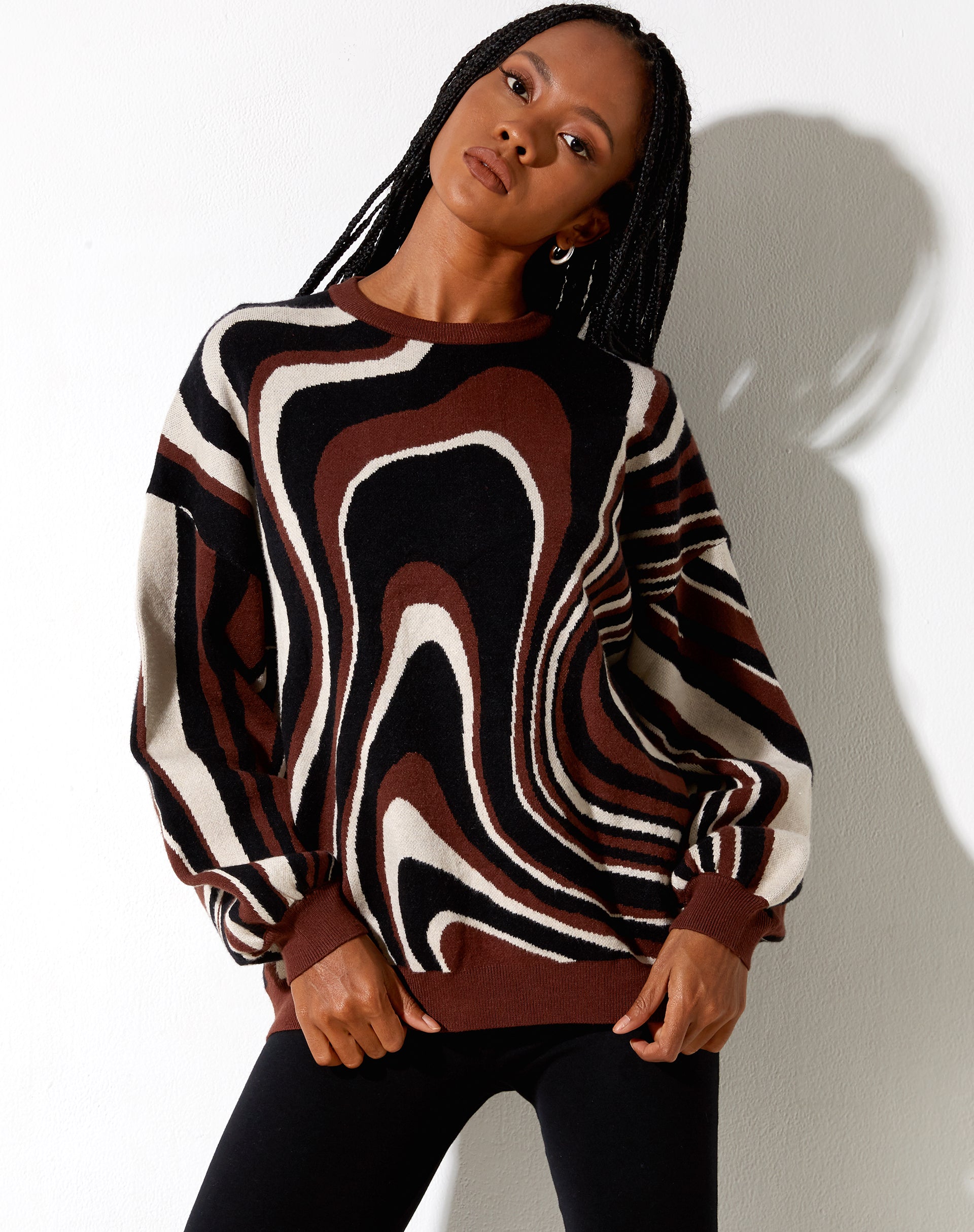 Immagine di Mably Jumper in Mega Ripple Brown