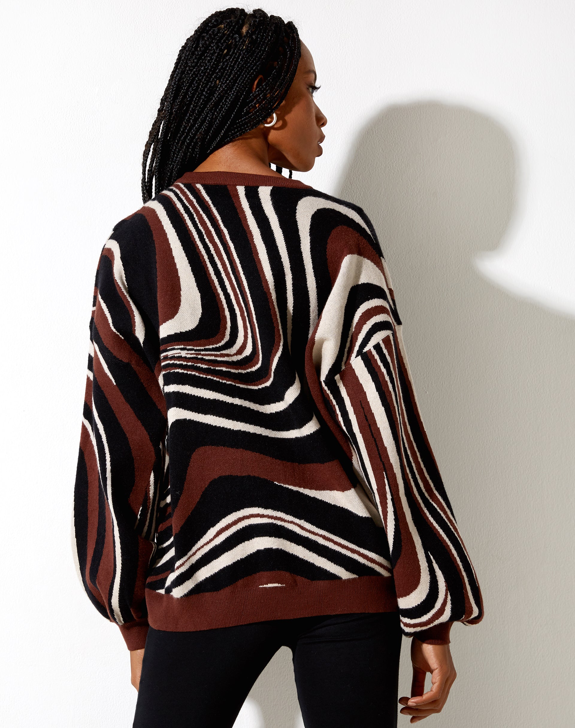 Immagine di Mably Jumper in Mega Ripple Brown