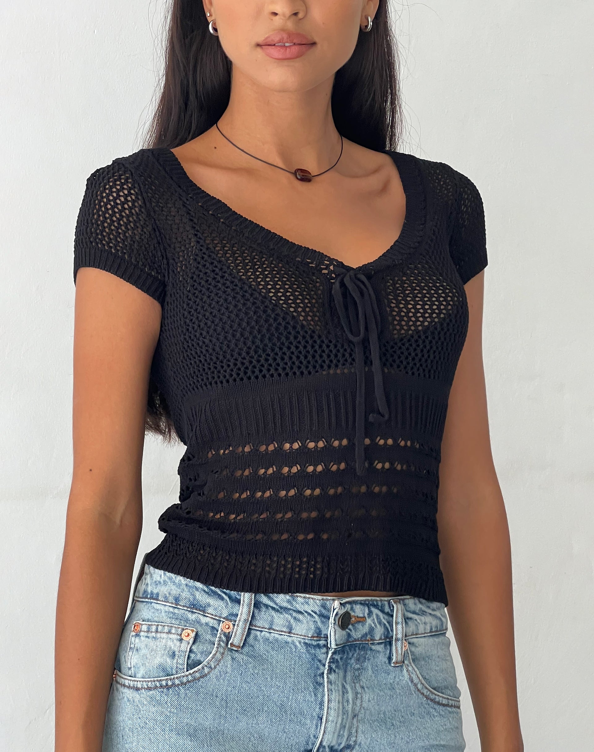 Immagine di Maika Top in maglia nera