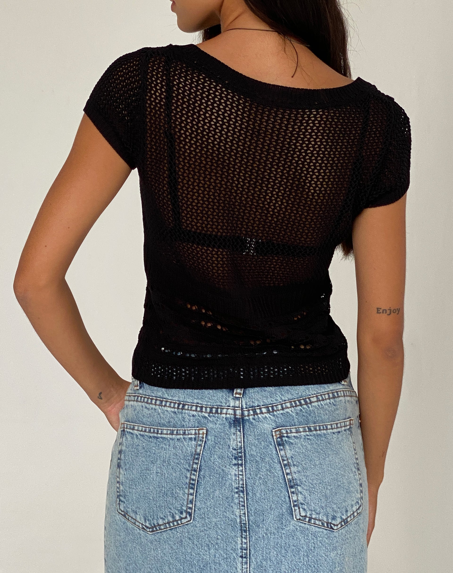 Immagine di Maika Top in maglia nera