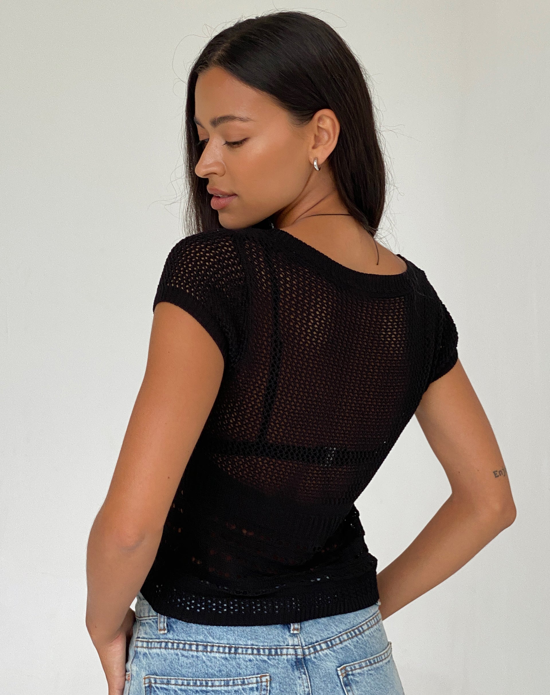 Immagine di Maika Top in maglia nera