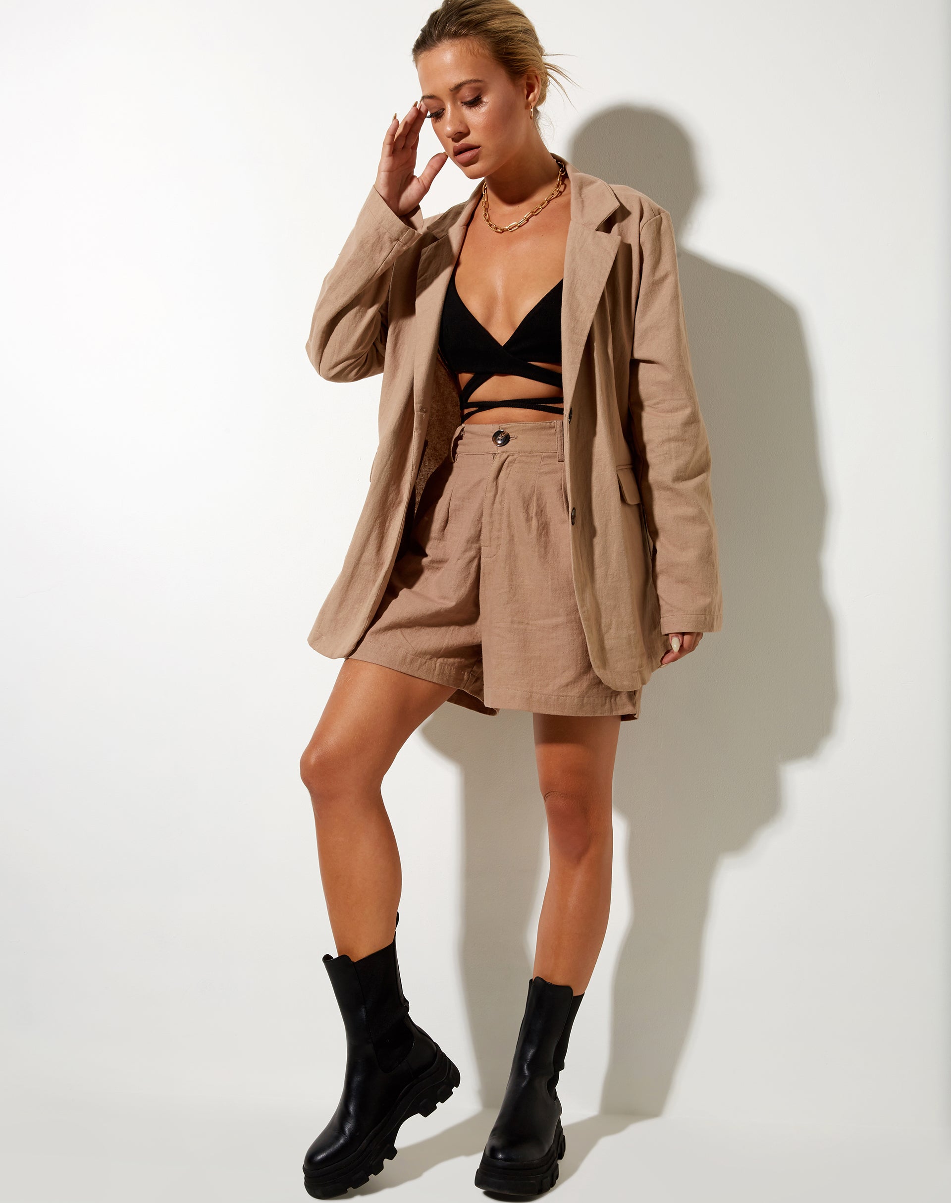 Immagine di Maiwa Blazer in Rami Biscuit