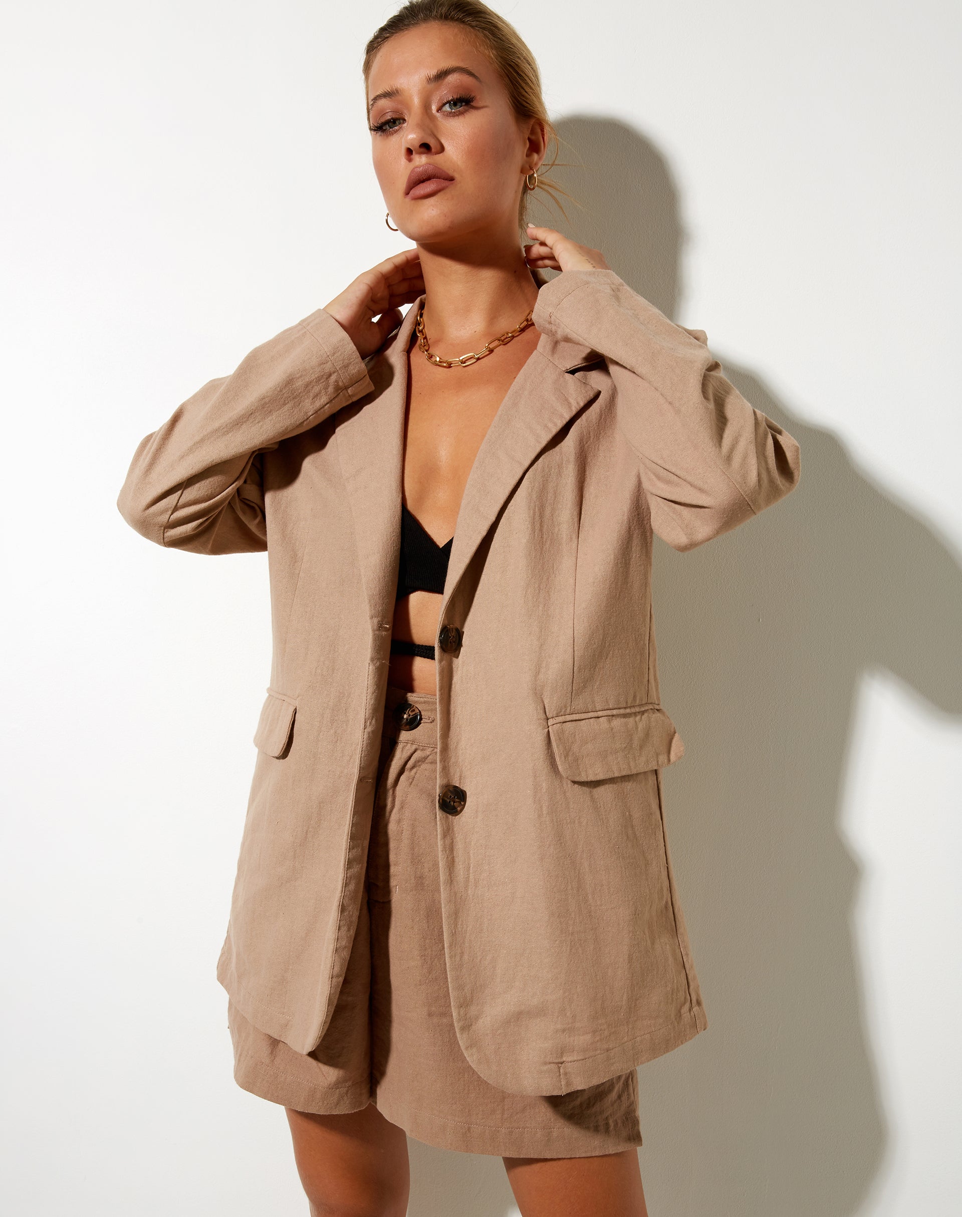Immagine di Maiwa Blazer in Rami Biscuit