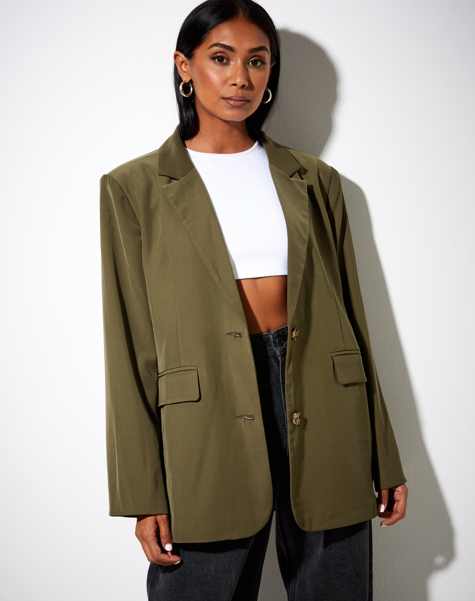 Immagine di Maiwa Blazer in Khaki