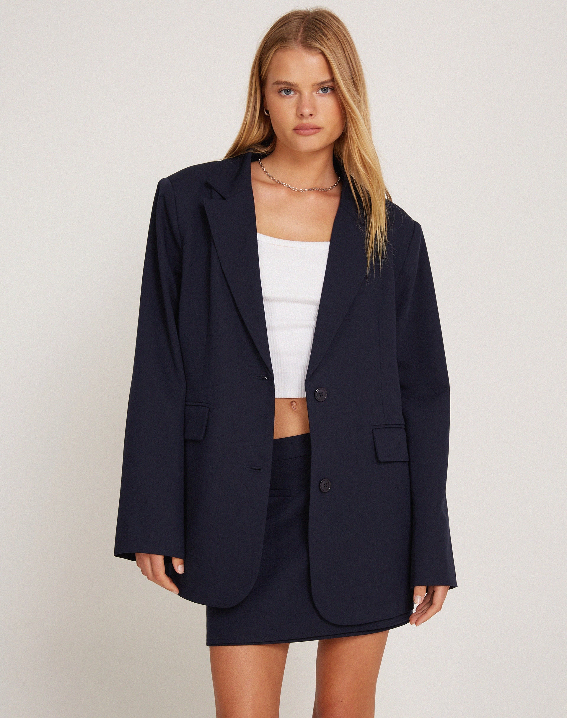 immagine del Blazer Maiwa in versione sartoriale Navy