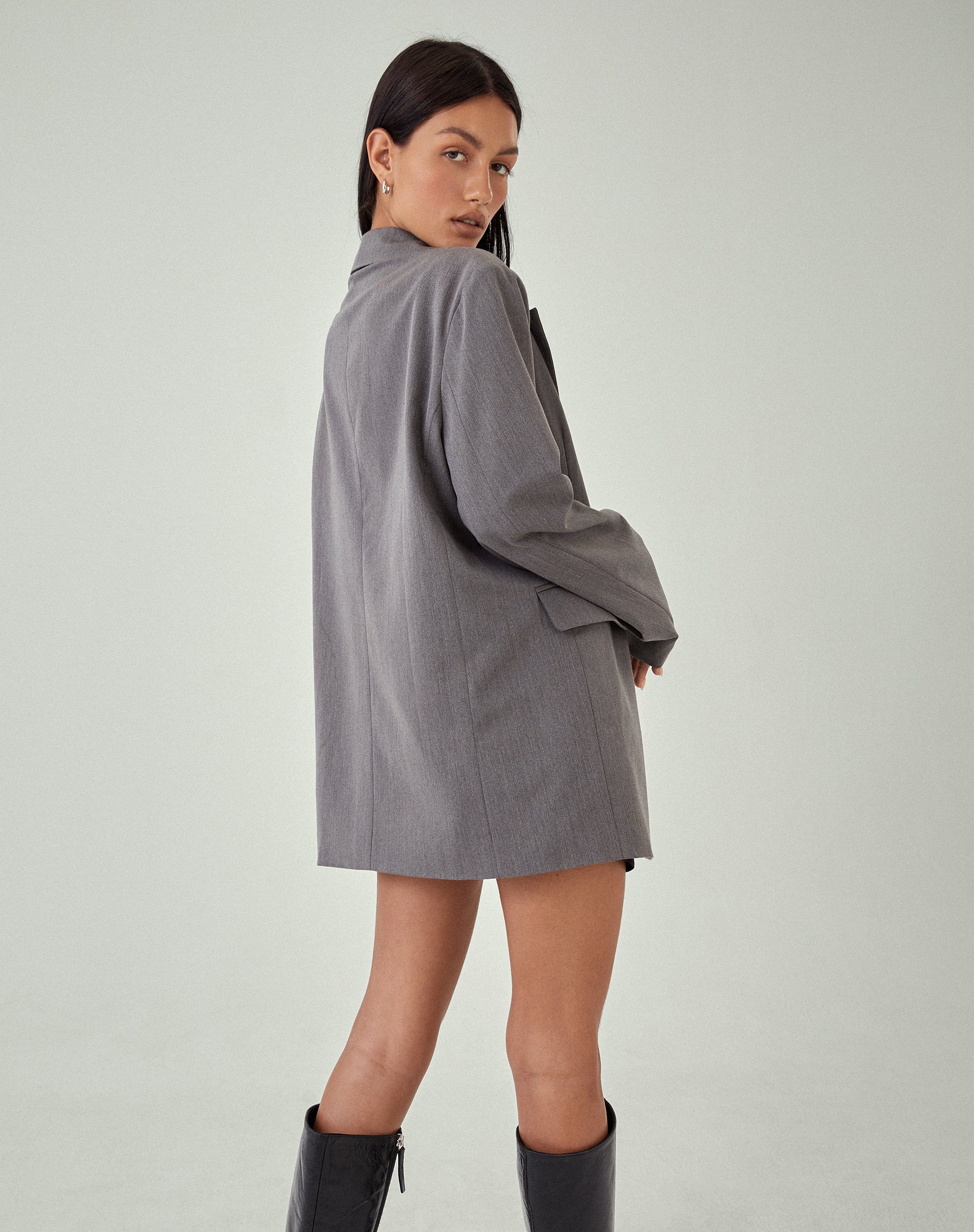IMMAGINE DEL Blazer Maiwa in Charcoal sartoriale