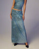 Immagine di Nola Maxi Gonna in Lumen Floral Blu