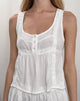 Immagine di Maple Scoop Neck Peplum Top in avorio