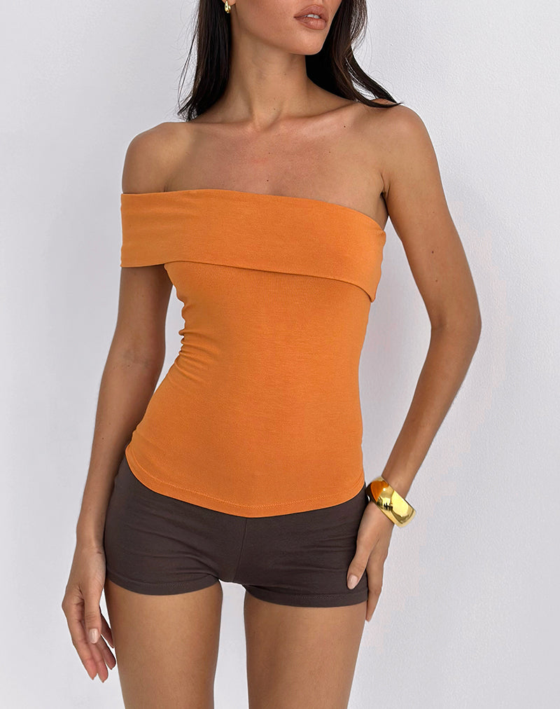 Immagine di Marga One Shoulder Top in Sunset Orange