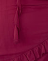  Chiffon prugna con rosetta