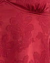 Raso Jacquard Borgogna