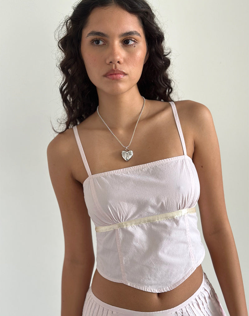 Collana Matilda con cuore in argento
