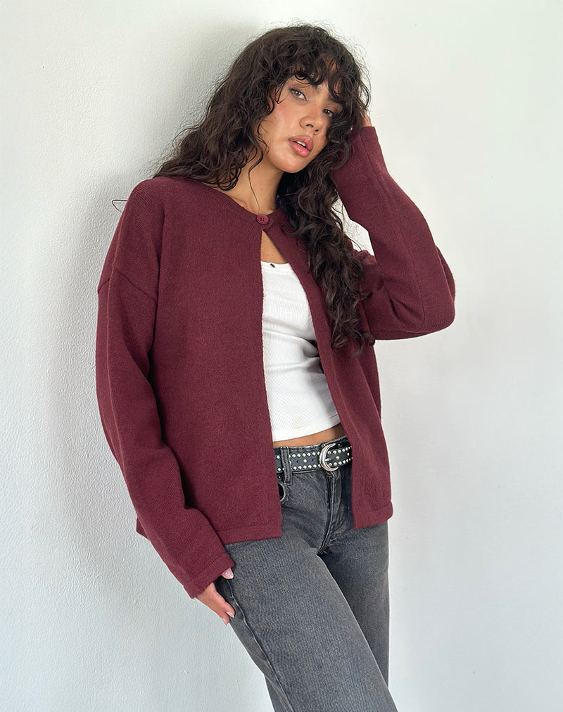 Cardigan Maureen in vino