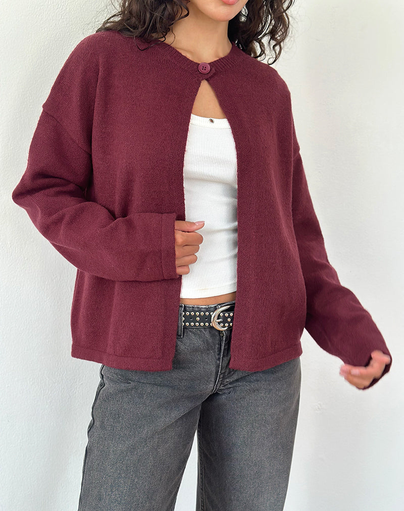 Cardigan Maureen in vino