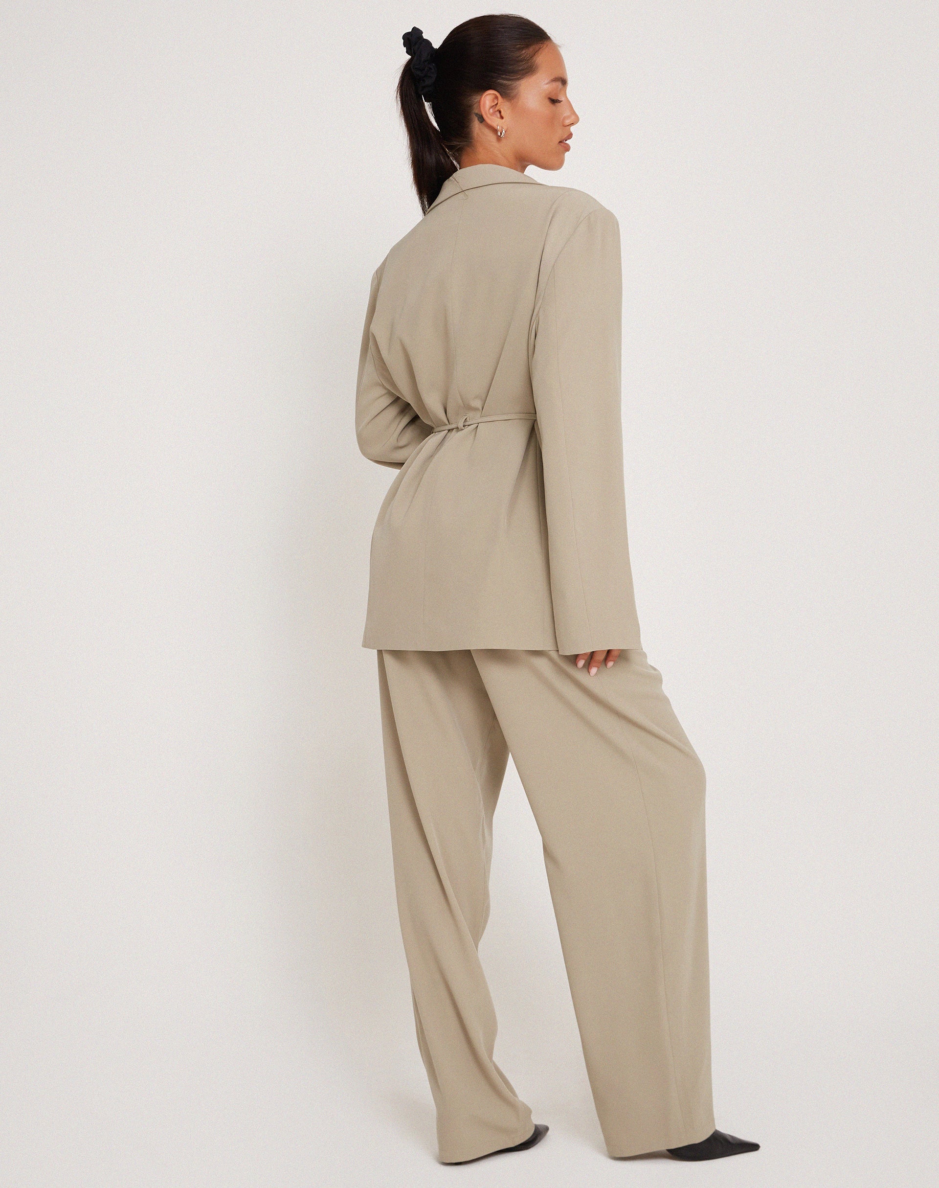 immagine di Pantalone Sabria in Taupe sartoriale