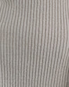 Maglia a coste più larga ecrù