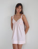 Immagine di Melda Tea Mini Dress in Popeline Rosa Chiaro
