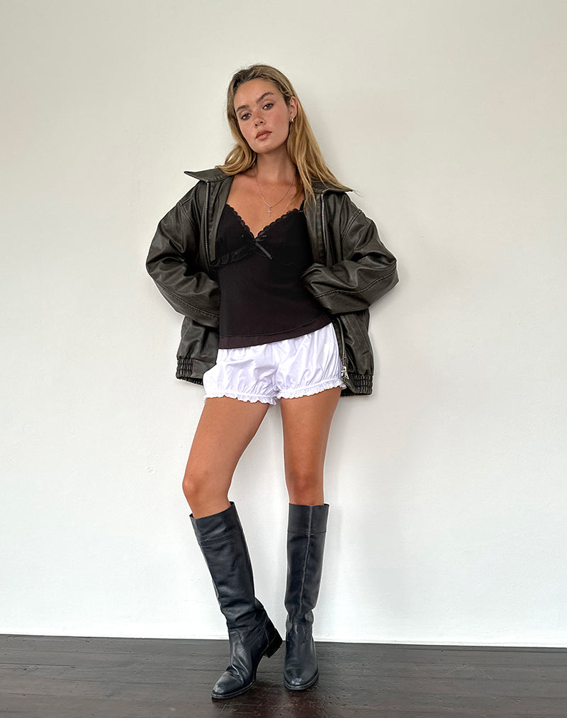 Immagine di Melinda Frill Edge Cami Top nero