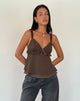 Immagine di Melinda Frill Cami Top in chiffon Olive