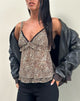 Immagine di Melinda Frill Cami Top in chiffon Leopard