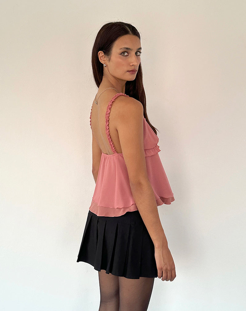Immagine di Melinda Frill Cami Top in chiffon Blush