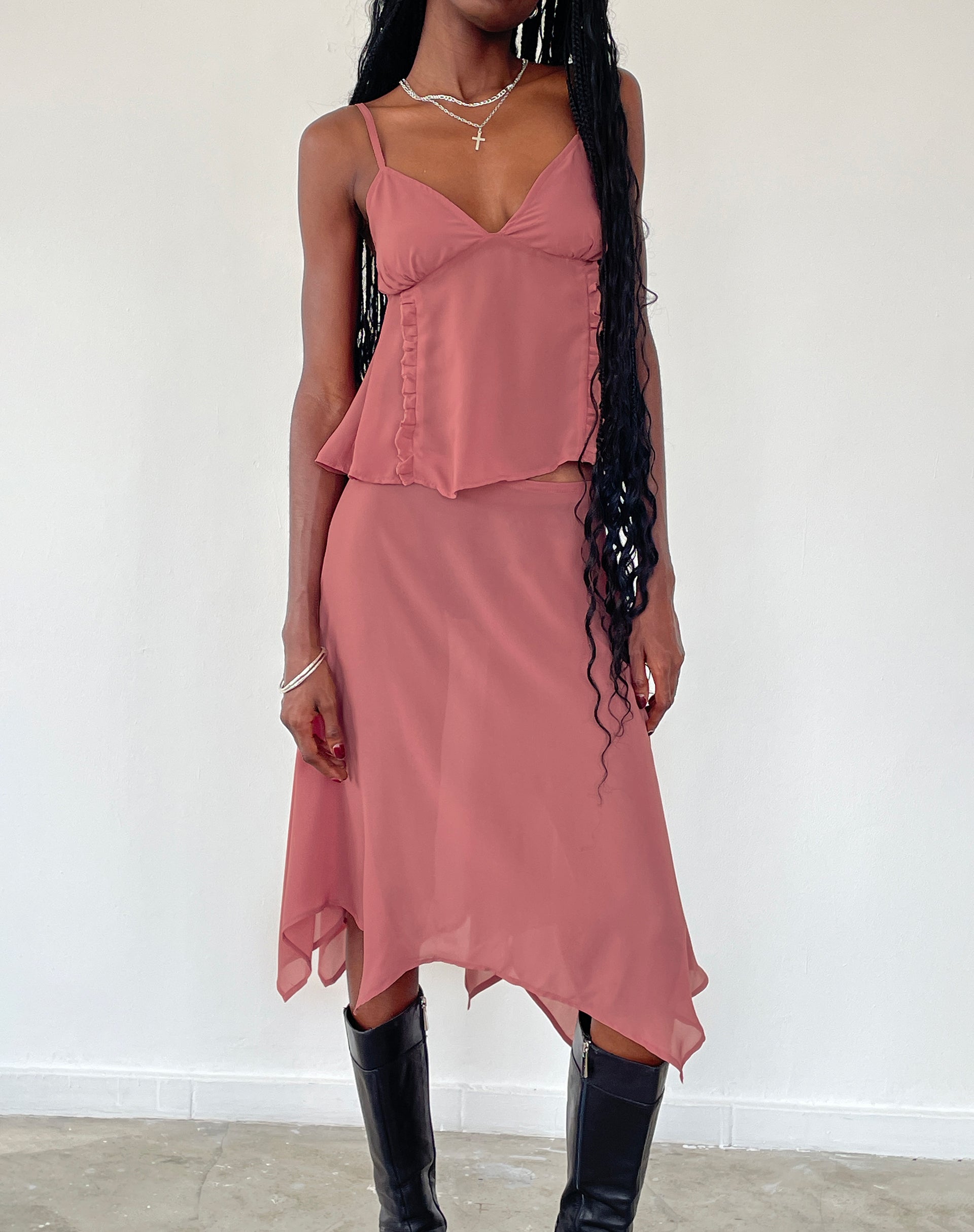 Immagine di Albertha Midi Skirt in Dessert Sand