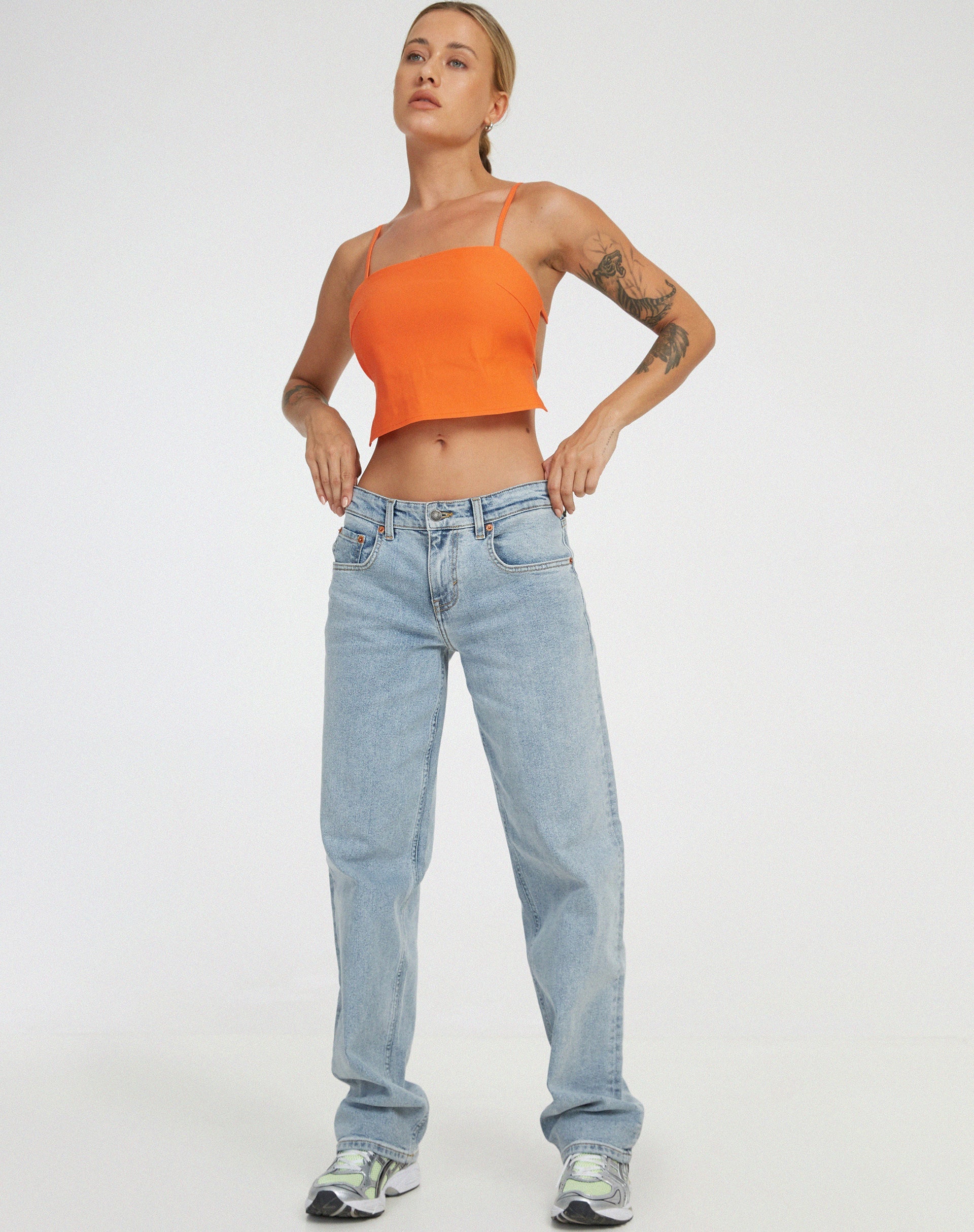 immagine di Merita Crop Top in arancione