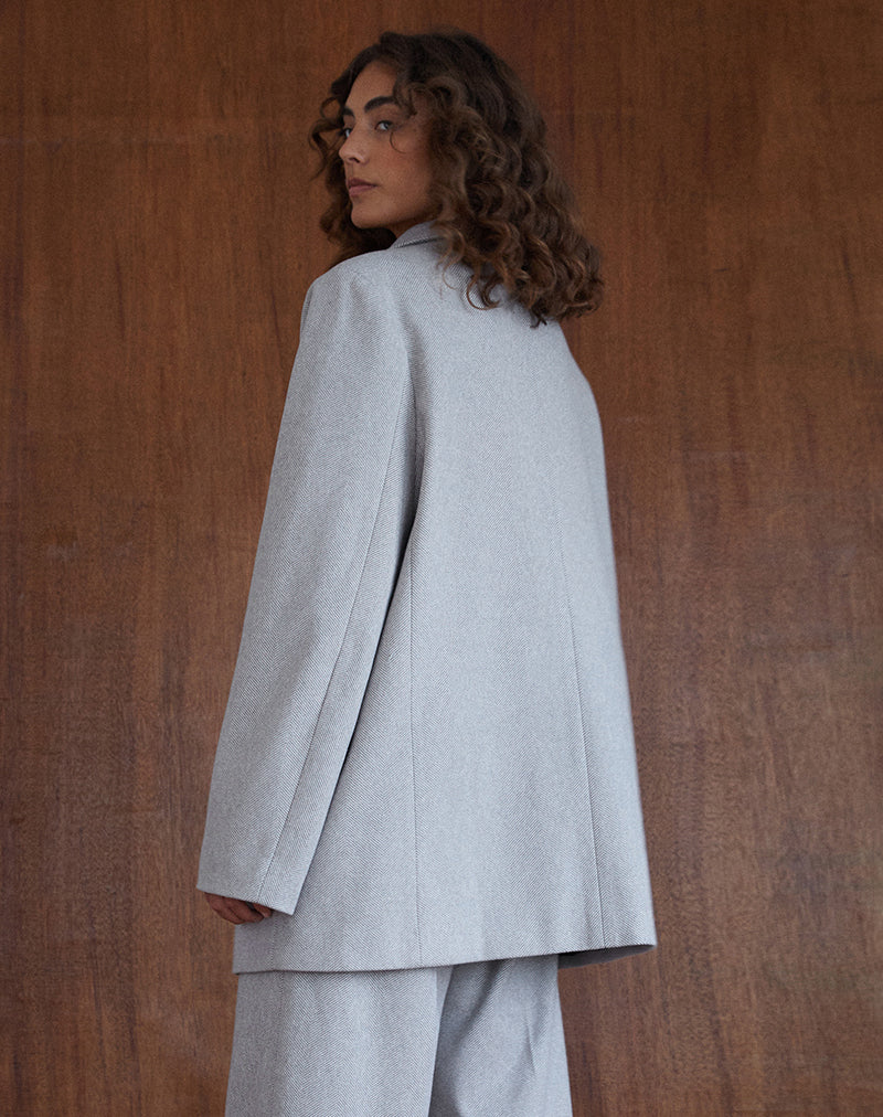 Immagine di Messeir Blazer in finta lana grigio