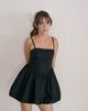 immagine di Micala Pufball Mini Dress in nero