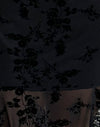Fiore botanico nero