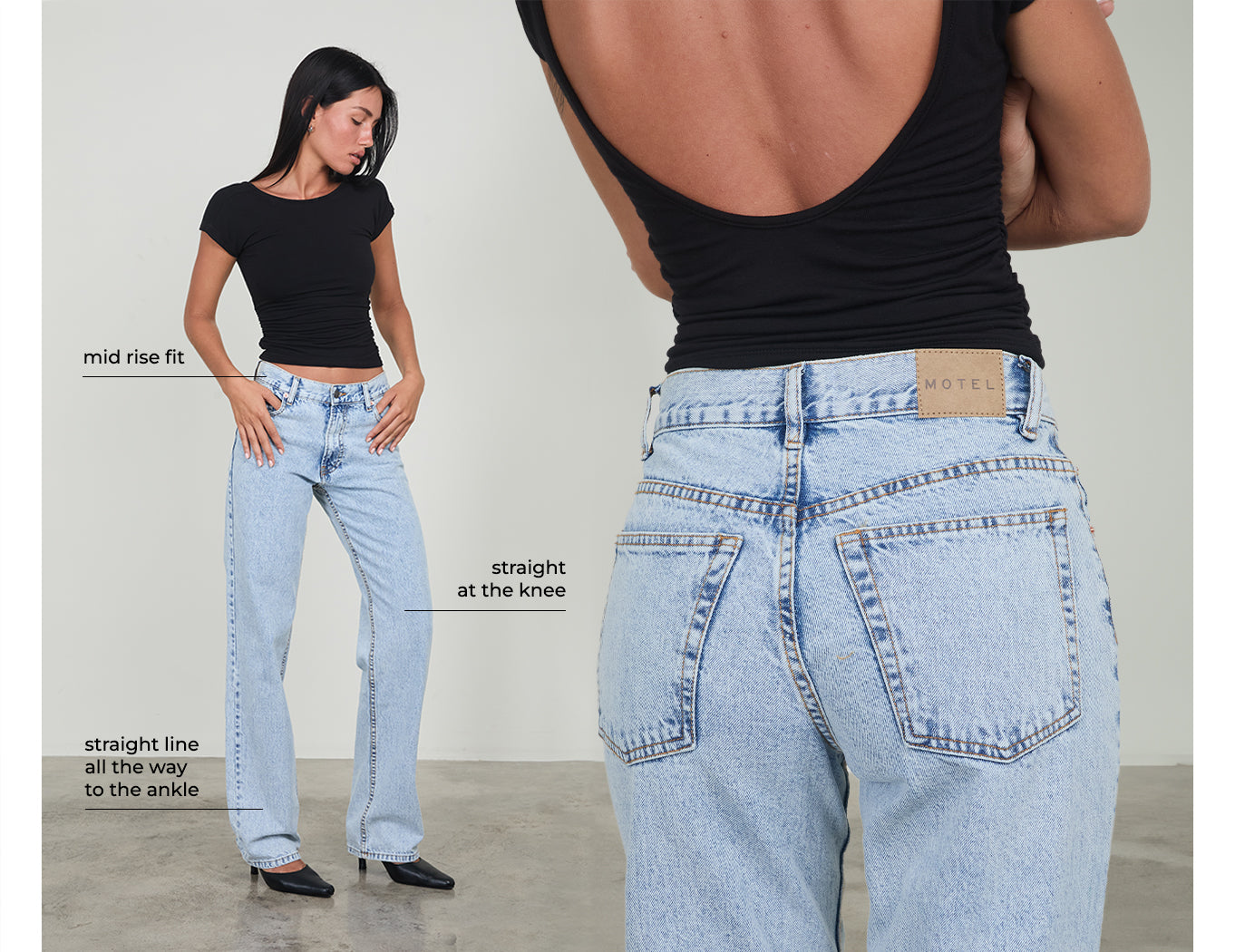 JEANS DRITTI A VITA MEDIA