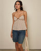 Immagine di Milota Cami Top in marrone check