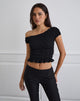 Immagine di Mirita Shirred Top in nero