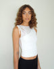 Immagine di Moni Gilet Top in Mesh Avorio