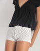 Immagine di Eunia Short in Micro Polka Bianco