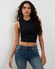 Immagine di Monlo Gilet Top in Lycra Nero