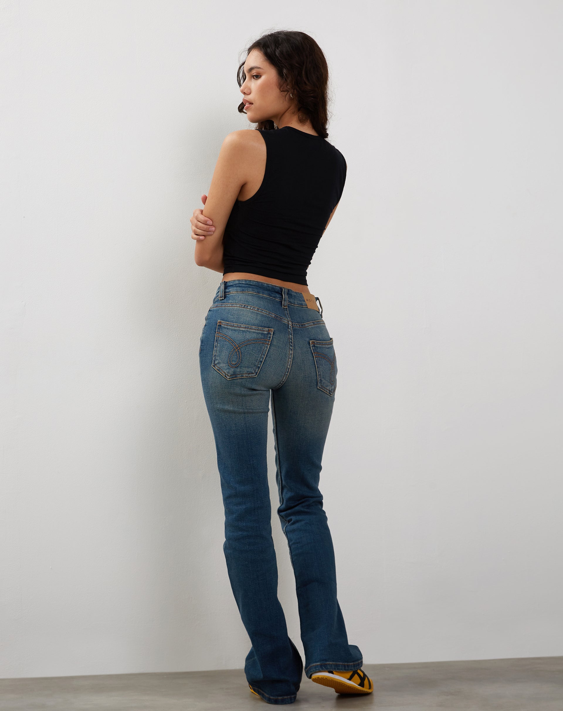 Immagine di Monlo Gilet Top in Lycra Nero