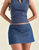 Immagine di Olsa Minigonna in denim Chambray Indigo