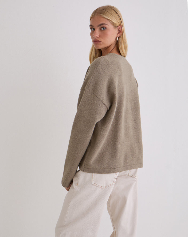 Cardigan Maureen in grigio